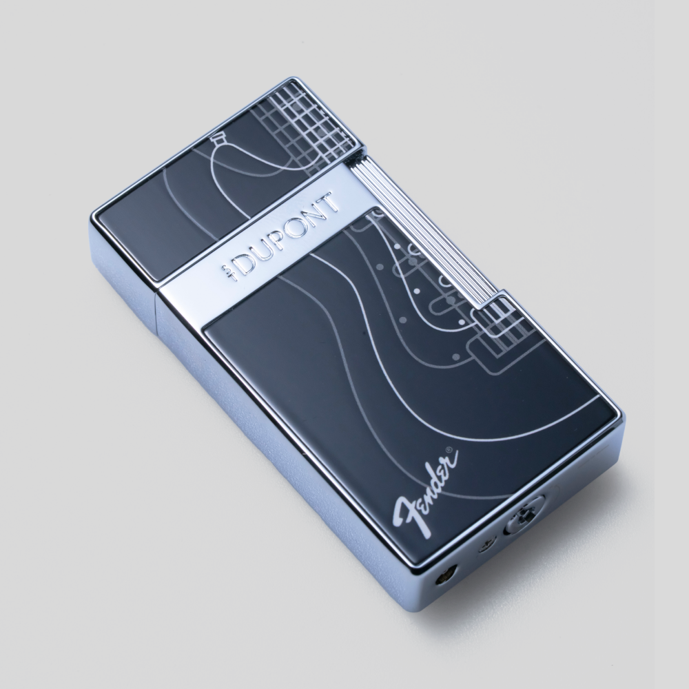 Li Biggy Fender Black / Chrome Cigar Lighter | S.T. Dupont Accessory | Cigar Lighter | Migratory HK | 雪茄香港 | Cigar HK