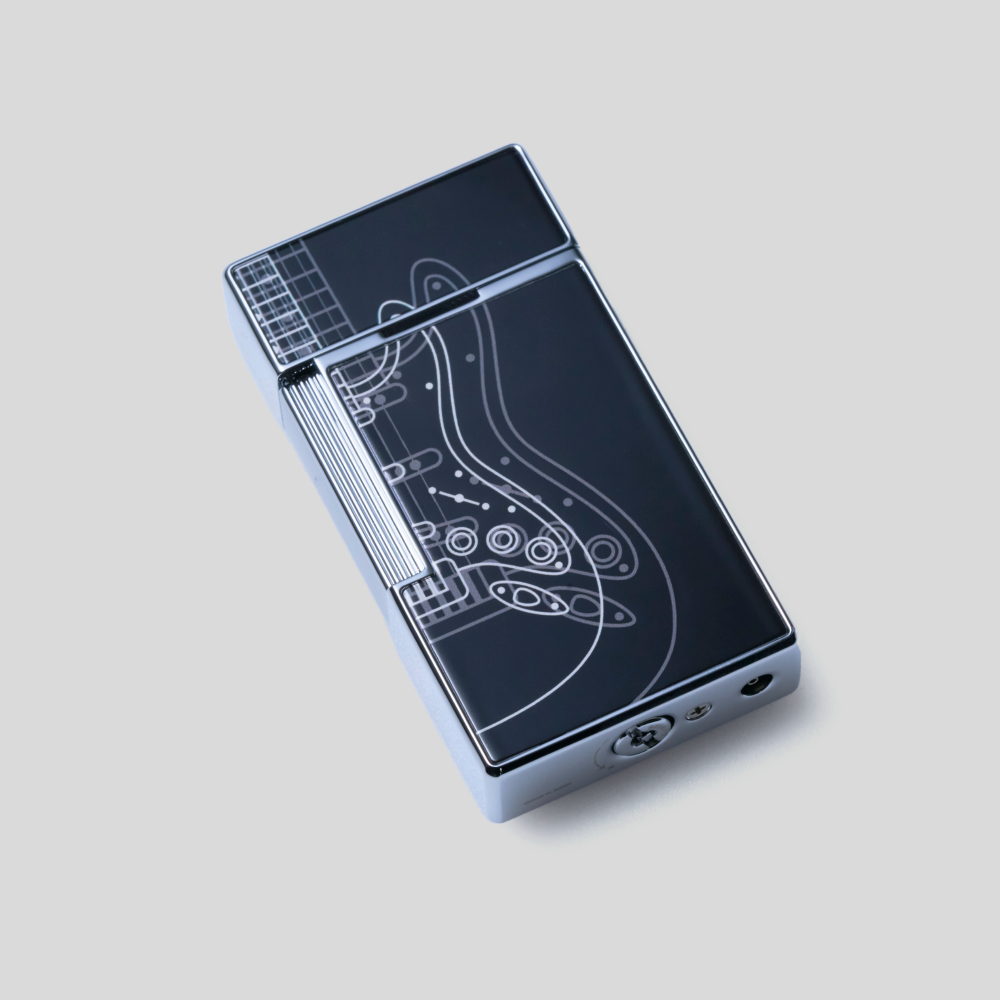 Li Biggy Fender Black / Chrome Cigar Lighter | S.T. Dupont Accessory | Cigar Lighter | Migratory HK | 雪茄香港 | Cigar HK