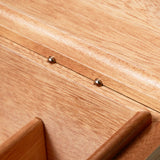 Z80雪茄保濕盒天然橡木/紅色