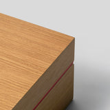 Z80 Humidor Natural Oak/Red