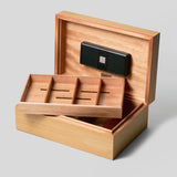 Z80 Humidor Natural Oak/Red