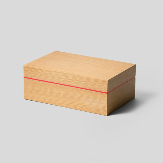 Z80 Humidor Natural Oak/Red