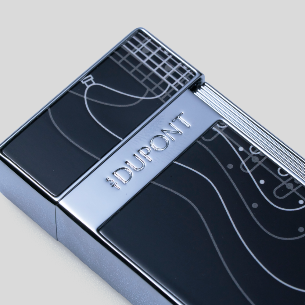 Li Biggy Fender Black / Chrome Cigar Lighter | S.T. Dupont Accessory | Cigar Lighter | Migratory HK | 雪茄香港 | Cigar HK