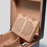 法國都彭黑色雪茄保濕盒&雪茄組合