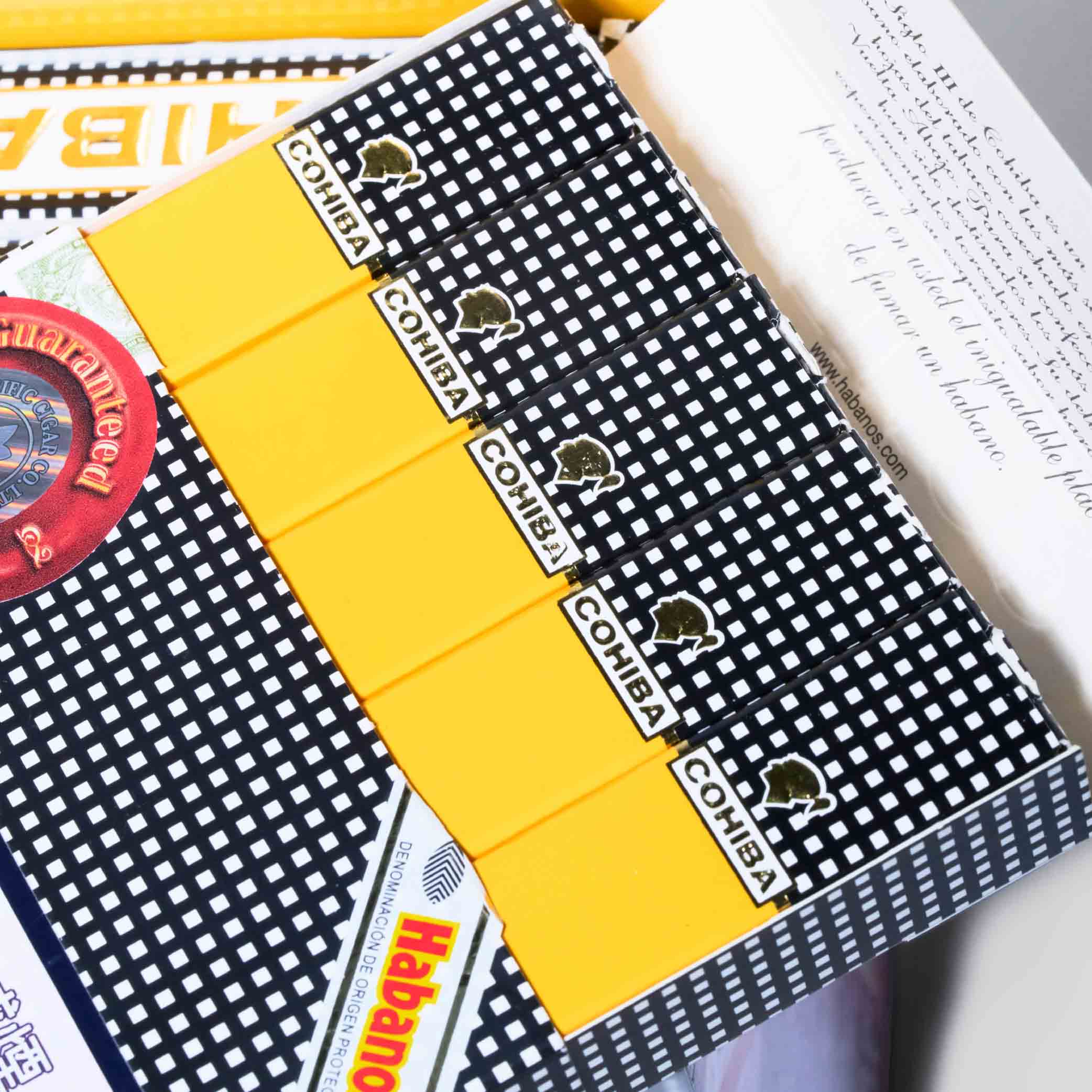 Siglo III Paper Box Packing | Box 25 | Cohiba cigar - HK Migratory cigars