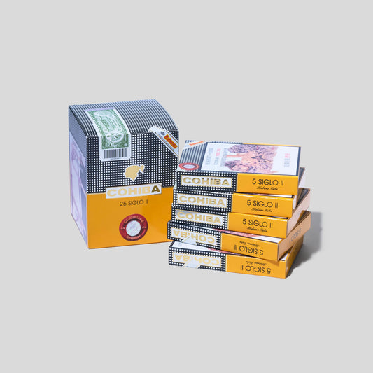 Siglo II Paper Box Packing | Box 25 | Cohiba cigar - HK Migratory cigars