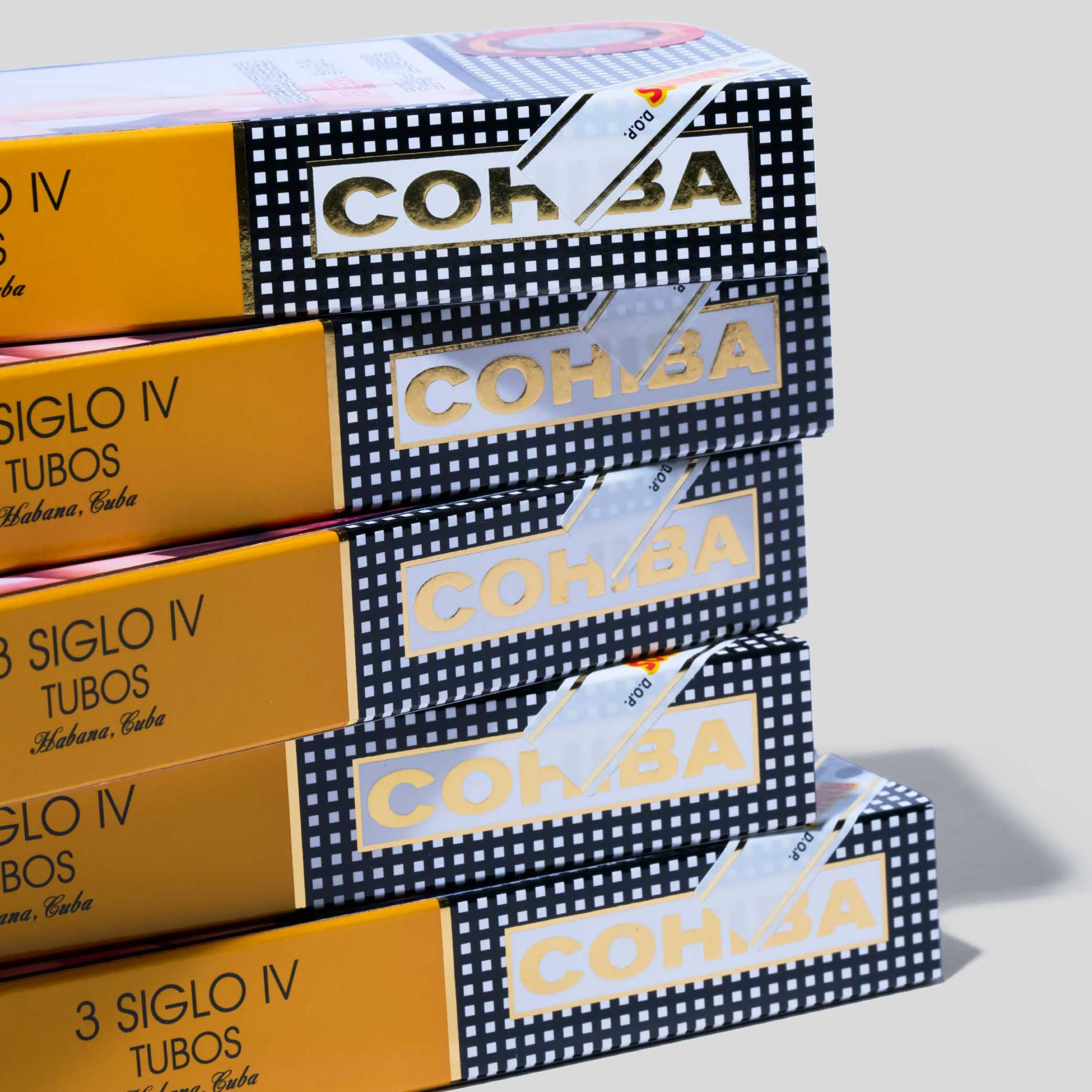 Siglo IV Tubos Paper Box Packing | Box 15 | Cohiba cigar - HK Migratory cigars