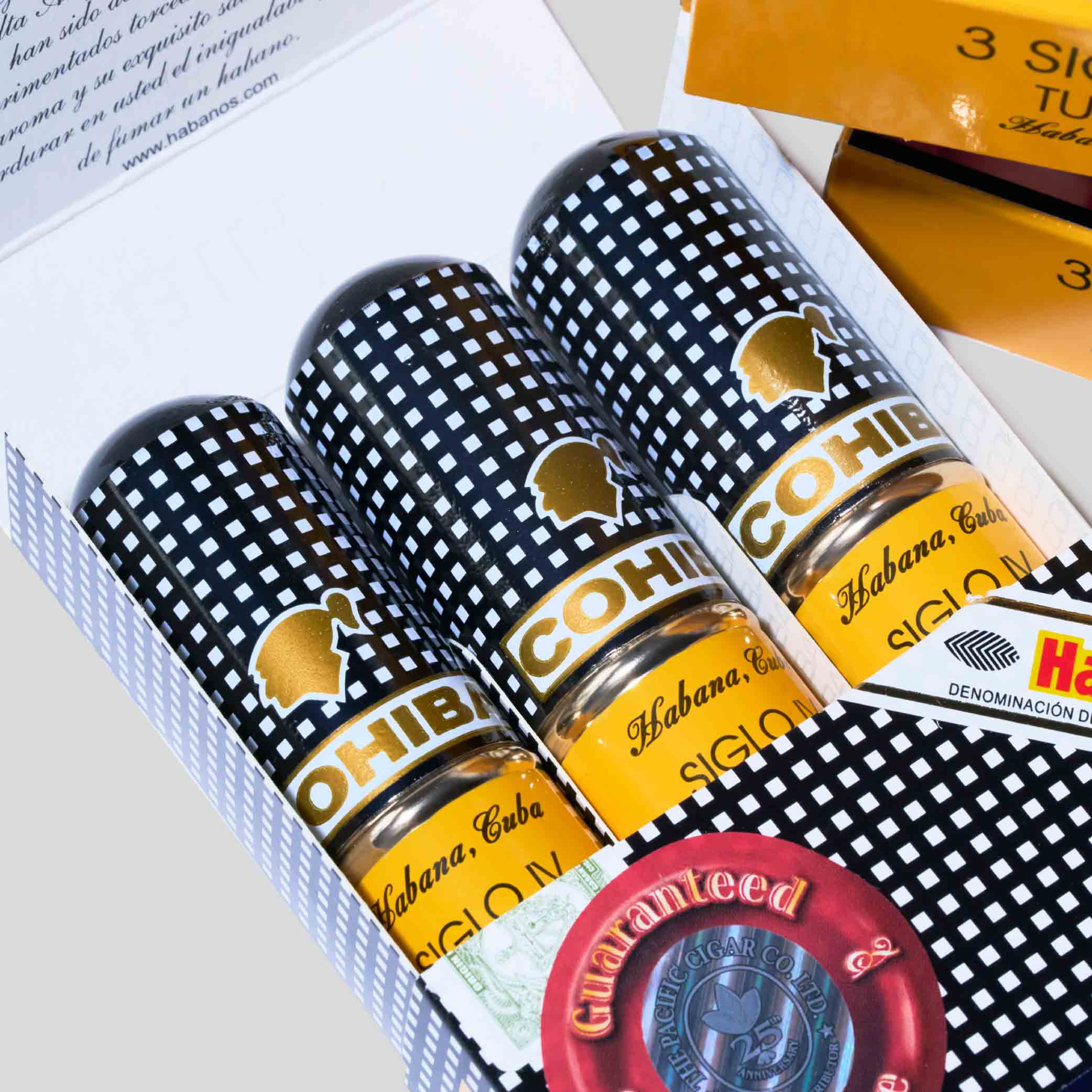 Siglo IV Tubos Paper Box Packing | Box 15 | Cohiba cigar - HK Migratory cigars