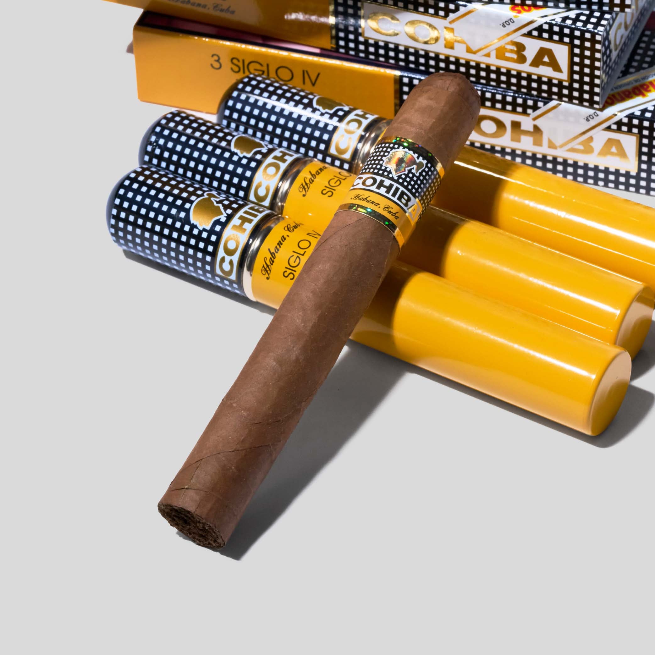 Siglo IV Tubos Paper Box Packing | Box 15 | Cohiba cigar - HK Migratory cigars