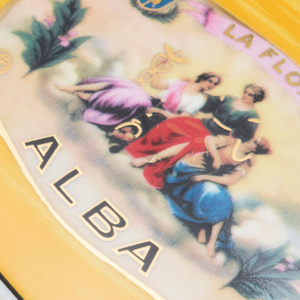 Flor de Alba Yellow Porcelain Cigar Ashtray | Elie Bleu Accessory | Cigar Ashtray | Migratory HK | 雪茄香港 | Cigar HK