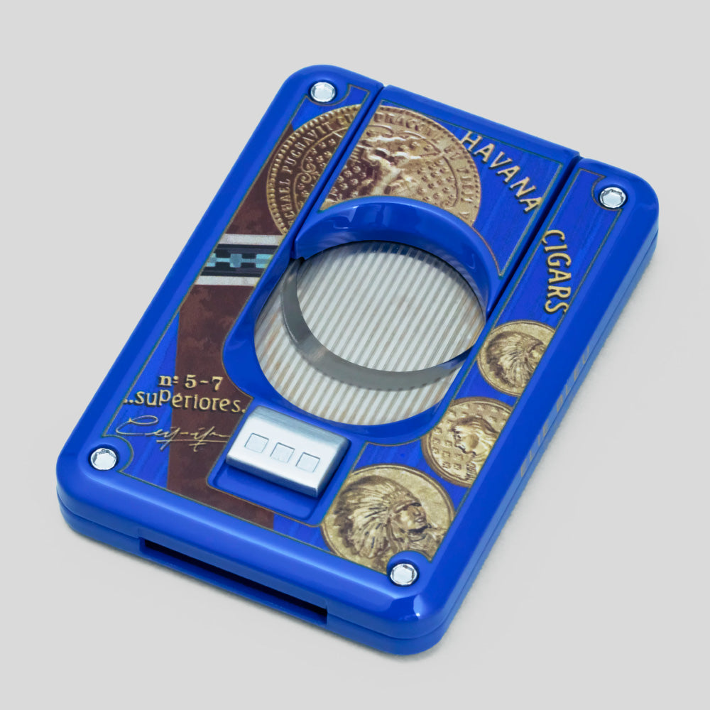C-4 Cigar Cutter Medals - Blue | Elie Bleu Accessory | Cigar Cutter | Migratory HK | 雪茄香港 | Cigar HK