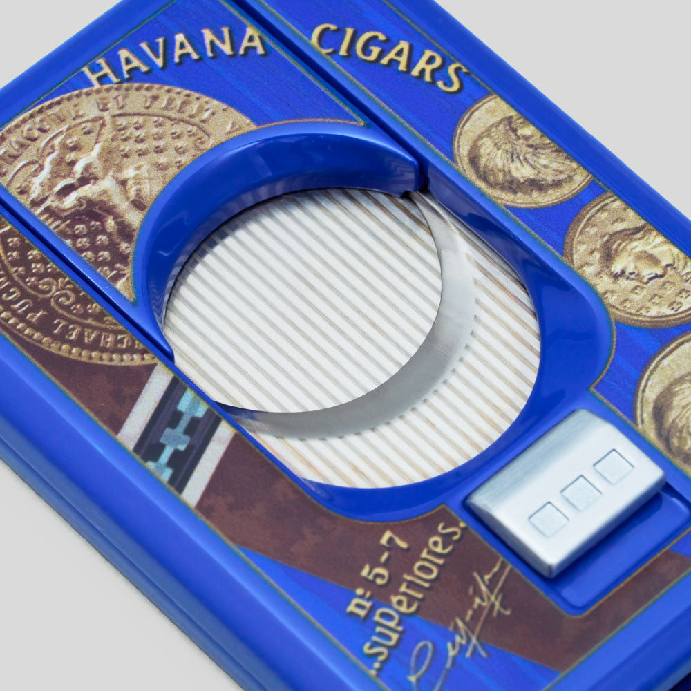 C-4 Cigar Cutter Medals - Blue | Elie Bleu Accessory | Cigar Cutter | Migratory HK | 雪茄香港 | Cigar HK