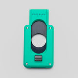 C-4 Cigar Cutter Teal W/Black IP Blade | Elie Bleu Accessory | Cigar Cutter  | Migratory HK | 雪茄香港 | Cigar HK