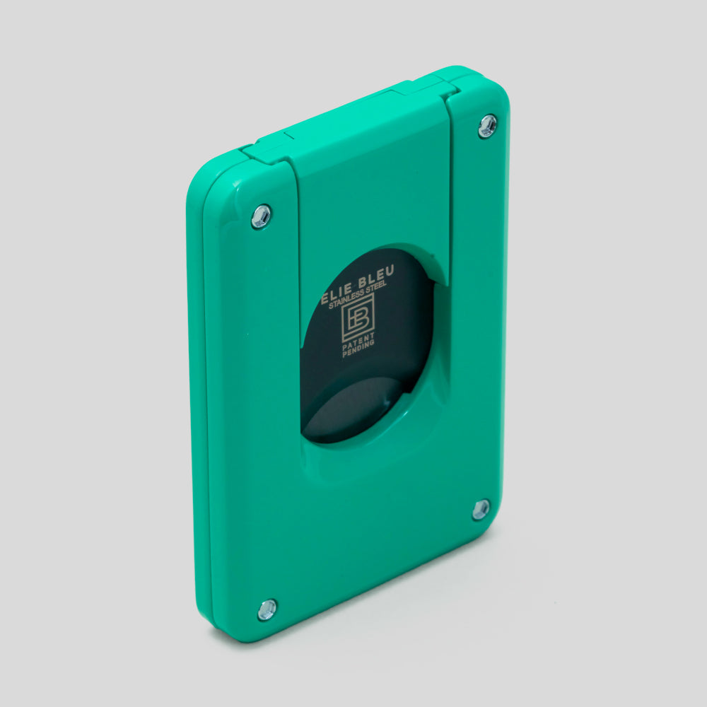 C-4 Cigar Cutter Teal W/Black IP Blade | Elie Bleu Accessory | Cigar Cutter | Migratory HK | 雪茄香港 | Cigar HK
