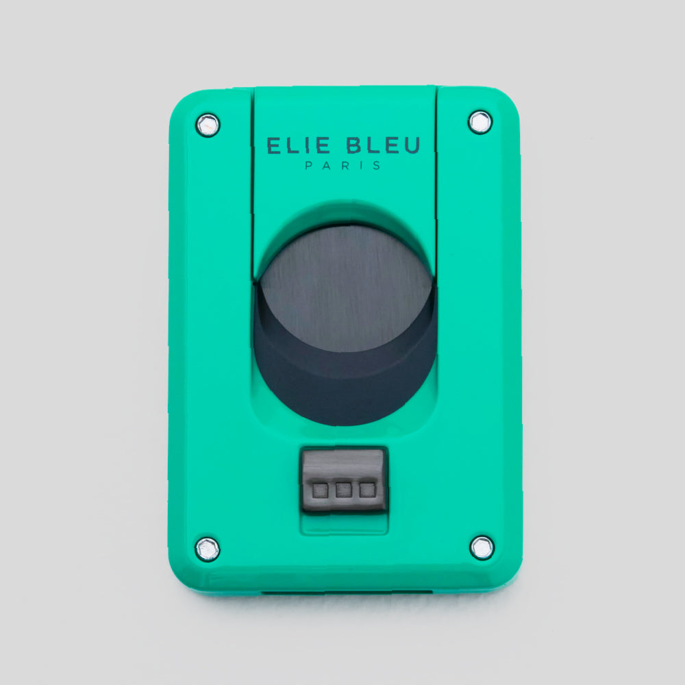 C-4 Cigar Cutter Teal W/Black IP Blade | Elie Bleu Accessory | Cigar Cutter  | Migratory HK | 雪茄香港 | Cigar HK