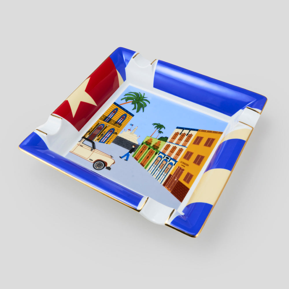Casa Cubana Porceiain Ashtray | Elie Bleu Accessory | Cigar Ashtray | Migratory HK | 雪茄香港 | Cigar HK