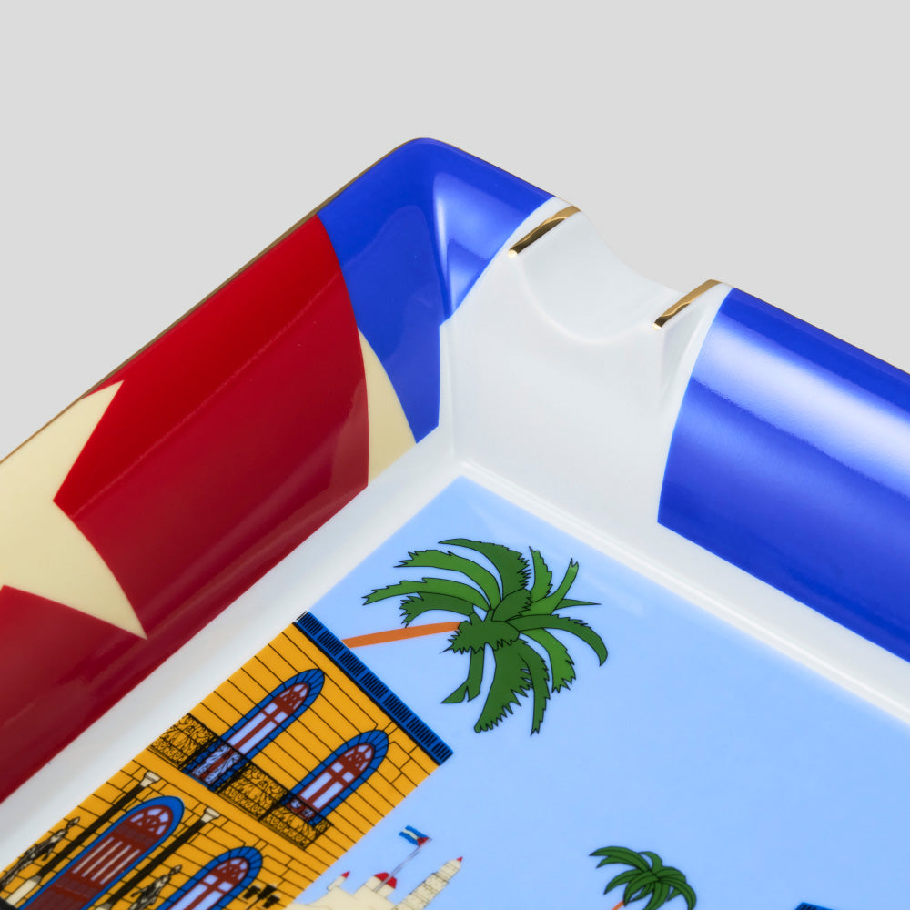 Casa Cubana Porceiain Ashtray | Elie Bleu Accessory | Cigar Ashtray | Migratory HK | 雪茄香港 | Cigar HK