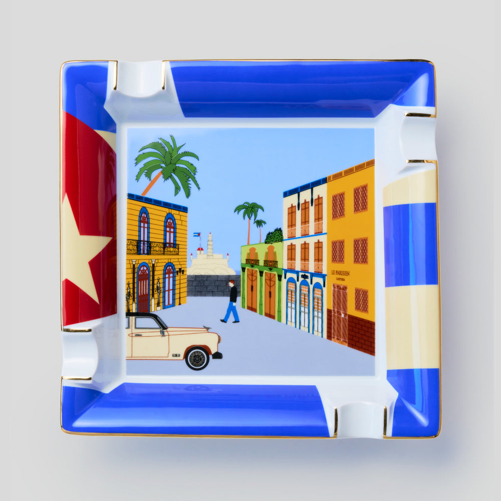 Casa Cubana Porceiain Ashtray | Elie Bleu Accessory | Cigar Ashtray | Migratory HK | 雪茄香港 | Cigar HK