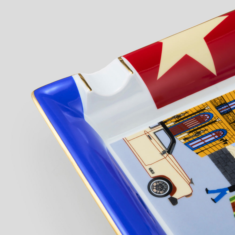 Casa Cubana Porceiain Ashtray | Elie Bleu Accessory | Cigar Ashtray | Migratory HK | 雪茄香港 | Cigar HK
