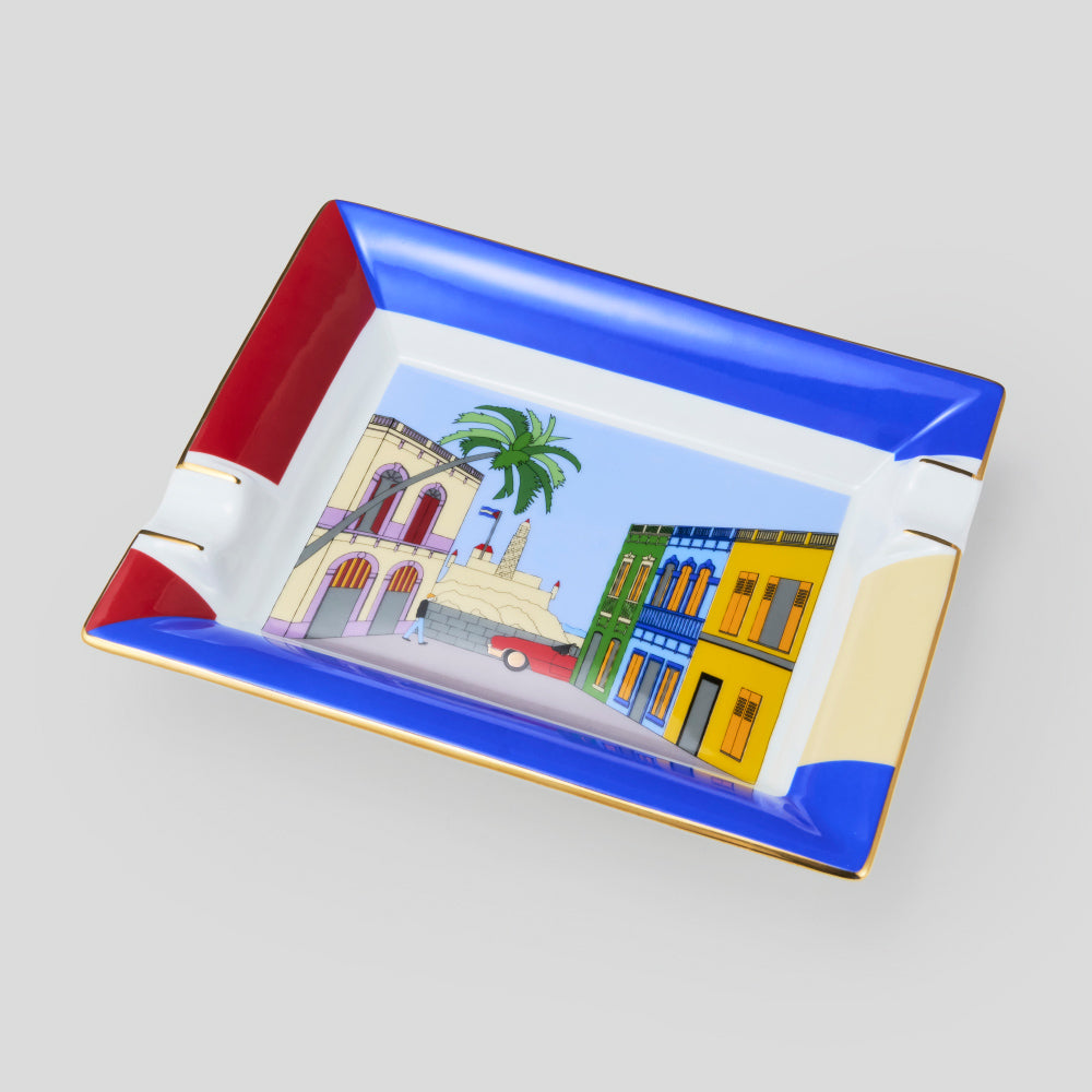 Casa Cubana Porceiain Cigar Ashtray | Elie Bleu Accessory | Cigar Ashtray | Migratory HK | 雪茄香港 | Cigar HK