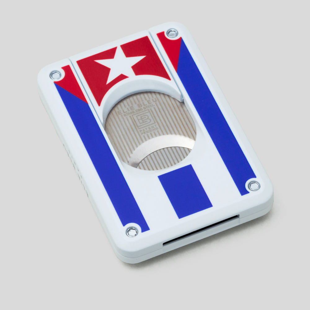 Cigar Cutter - Double Blade Cuban Flag | Elie Bleu Accessory | Cigar Cutter | Migratory HK | 雪茄香港 | Cigar HK