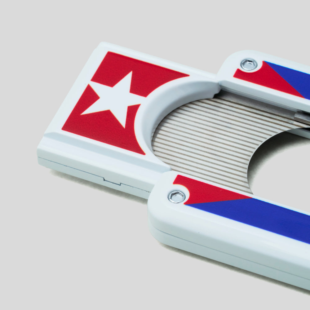 Cigar Cutter - Double Blade Cuban Flag | Elie Bleu Accessory | Cigar Cutter | Migratory HK | 雪茄香港 | Cigar HK