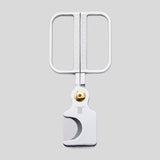 Cigar Scissors Steel Marquetry / Gold Button | Elie Bleu Accessory | Cigar Cutter  | Migratory HK | 雪茄香港 | Cigar HK