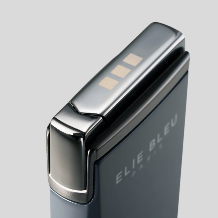 J15 Jet Cigar Lighter Gray W/Dark Chrome | Elie Bleu Accessory | Cigar Lighter | Migratory HK | 雪茄香港 | Cigar HK