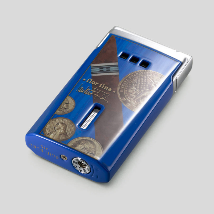 J15 Jet Cigar Lighter Medals Blue | Elie Bleu Accessory | Cigar Lighter | Migratory HK | 雪茄香港 | Cigar HK