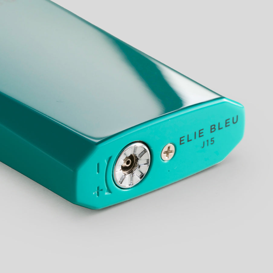 J15 Jet Cigar Lighter Teal W/Dark Chrome | Elie Bleu Accessory | Cigar Lighter | Migratory HK | 雪茄香港 | Cigar HK