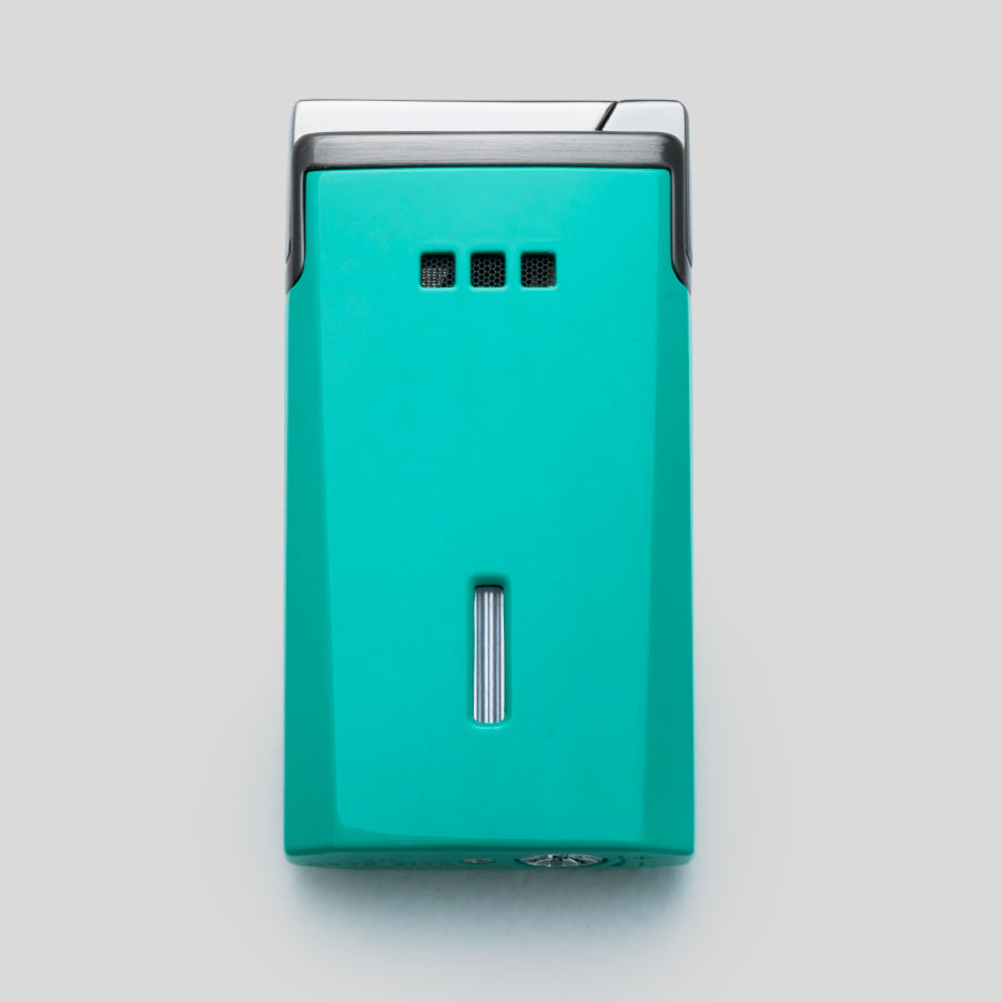 J15 Jet Cigar Lighter Teal W/Dark Chrome | Elie Bleu Accessory | Cigar Lighter | Migratory HK | 雪茄香港 | Cigar HK