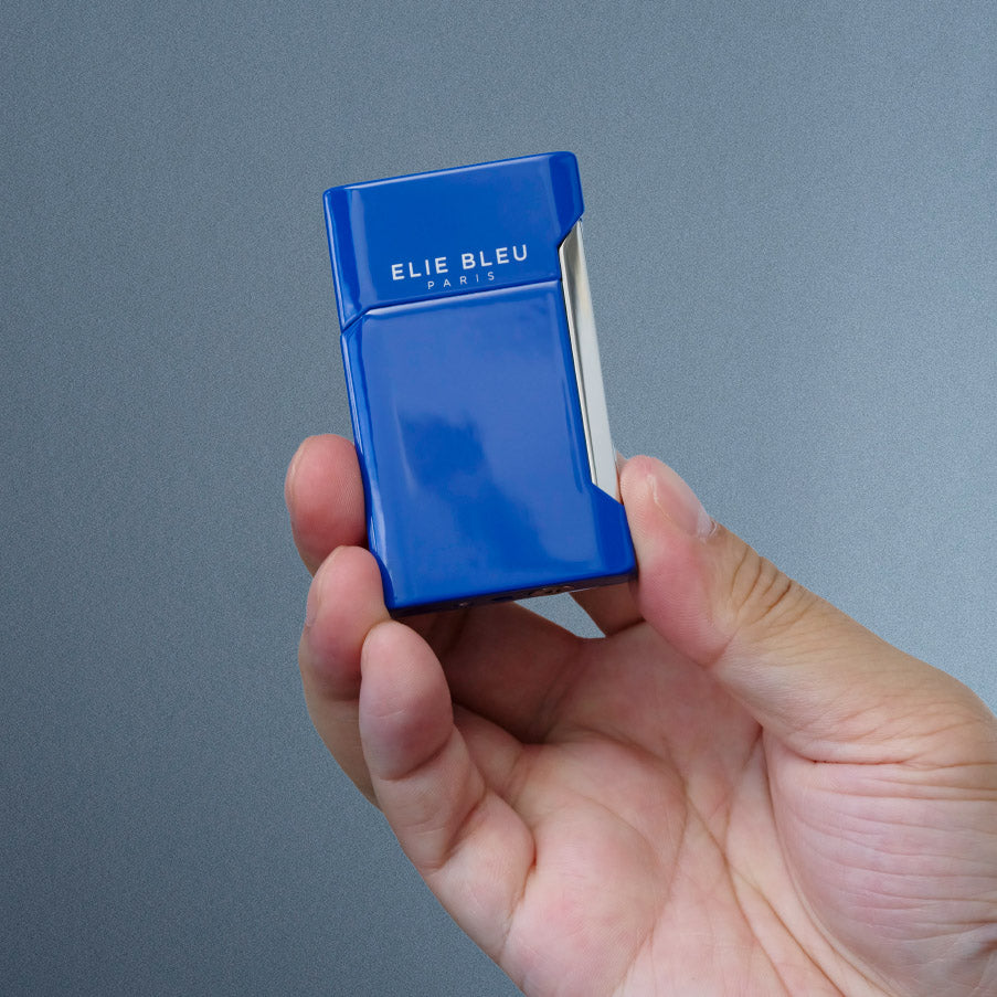 Plano Monochrome Pocket cigar lighter Blue | Elie Bleu Accessory | Cigar Lighter | Migratory HK | 雪茄香港 | Cigar HK