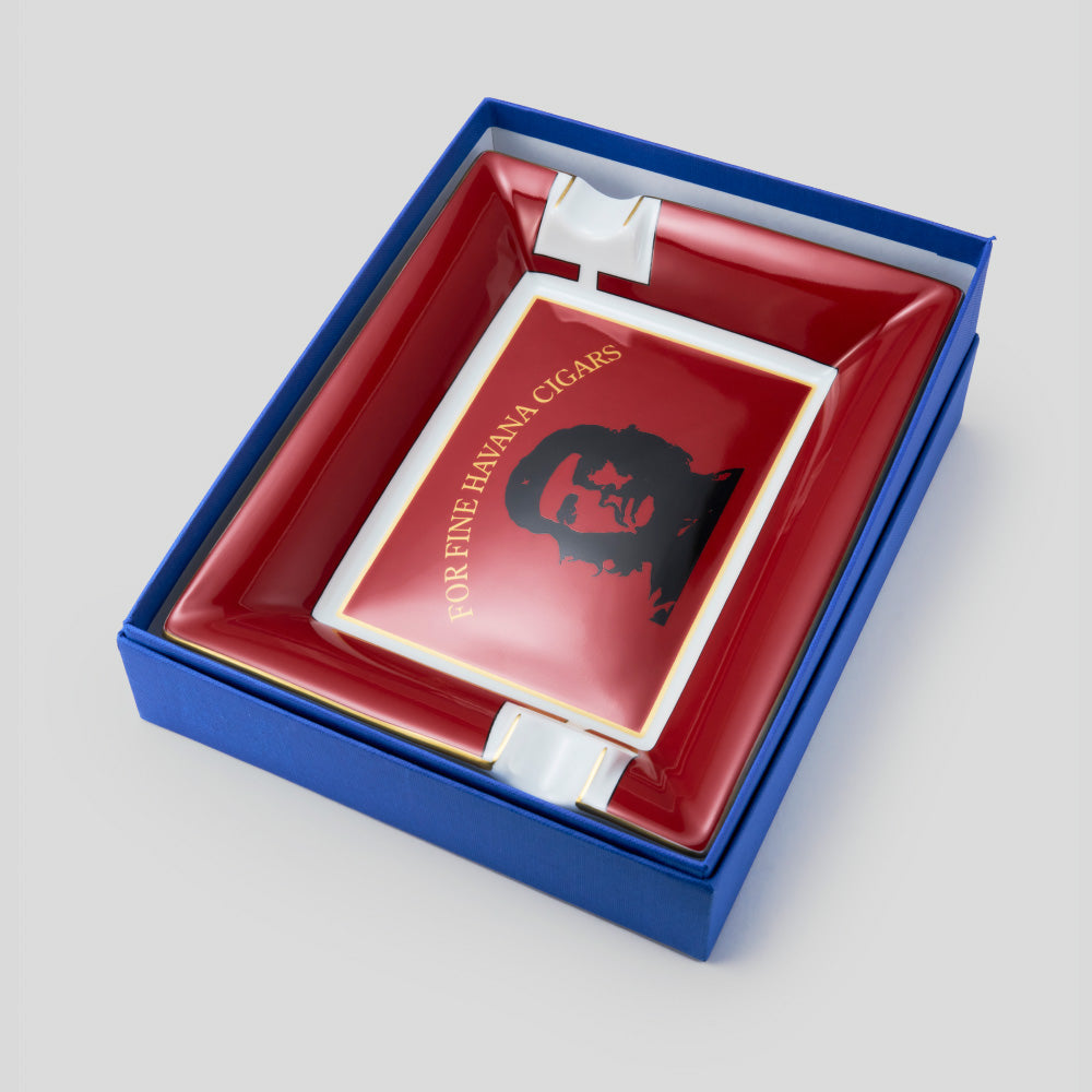 Che Red Porceiain Cigar Ashtray | Elie Bleu Accessory | Cigar Ashtray | Migratory HK | 雪茄香港 | Cigar HK