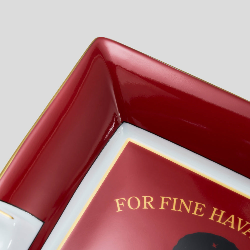 Che Red Porceiain Cigar Ashtray | Elie Bleu Accessory | Cigar Ashtray | Migratory HK | 雪茄香港 | Cigar HK