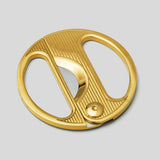 Round Cigar Cutter Gold / Pinstripe | Elie Bleu Accessory | Cigar Cutter | Migratory HK | 雪茄香港 | Cigar HK