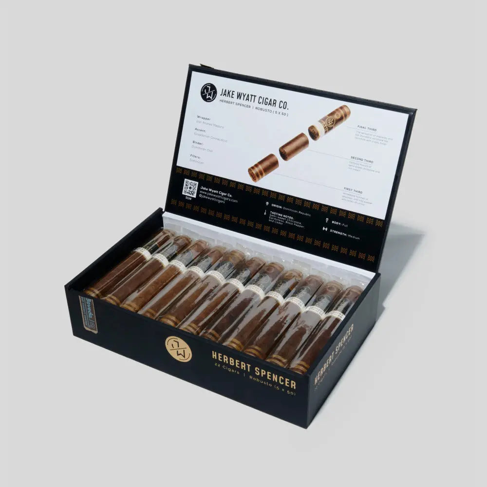 Herbert Spencer Robusto | Box 22 | Jake Wyatt cigar - HK Migratory cigars