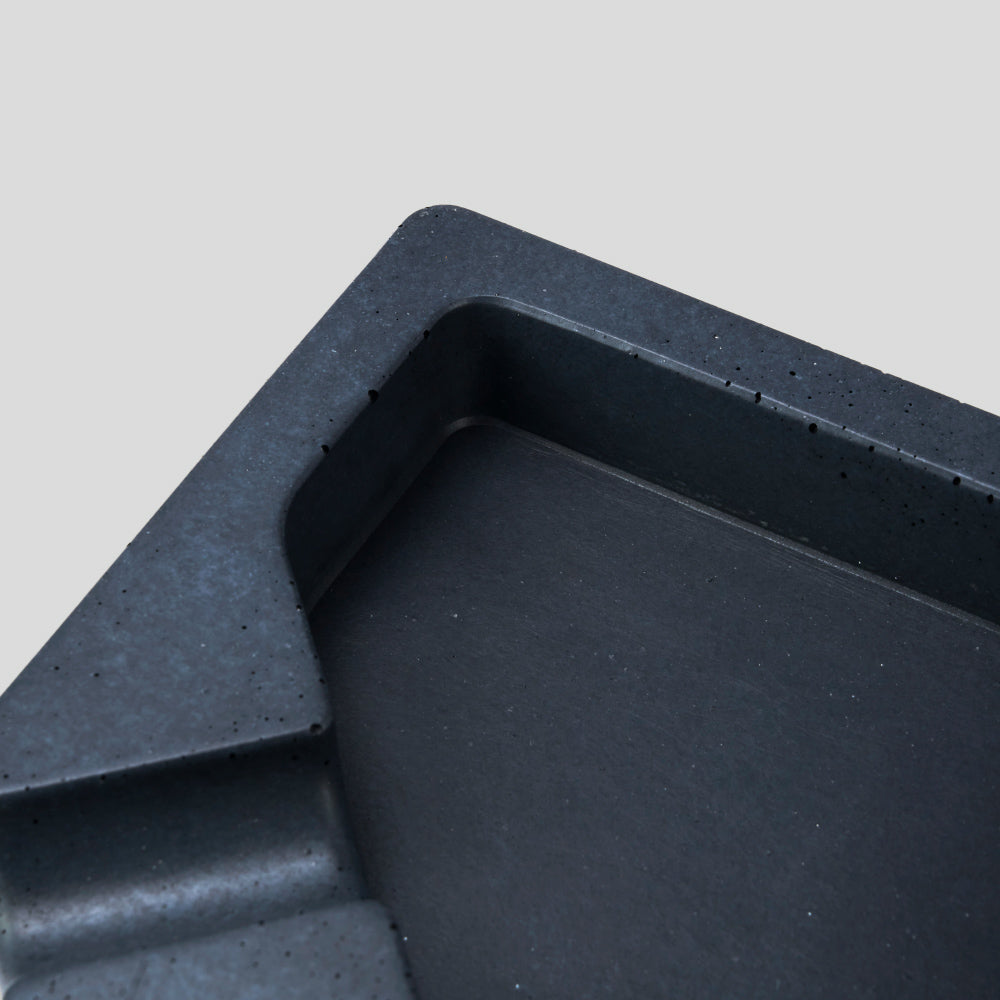 Concrete Ashtray - MONAD ANTHRACITE | Les Fines Lames Accessory | Cigar Ashtray | Migratory HK | 雪茄香港 | Cigar HK
