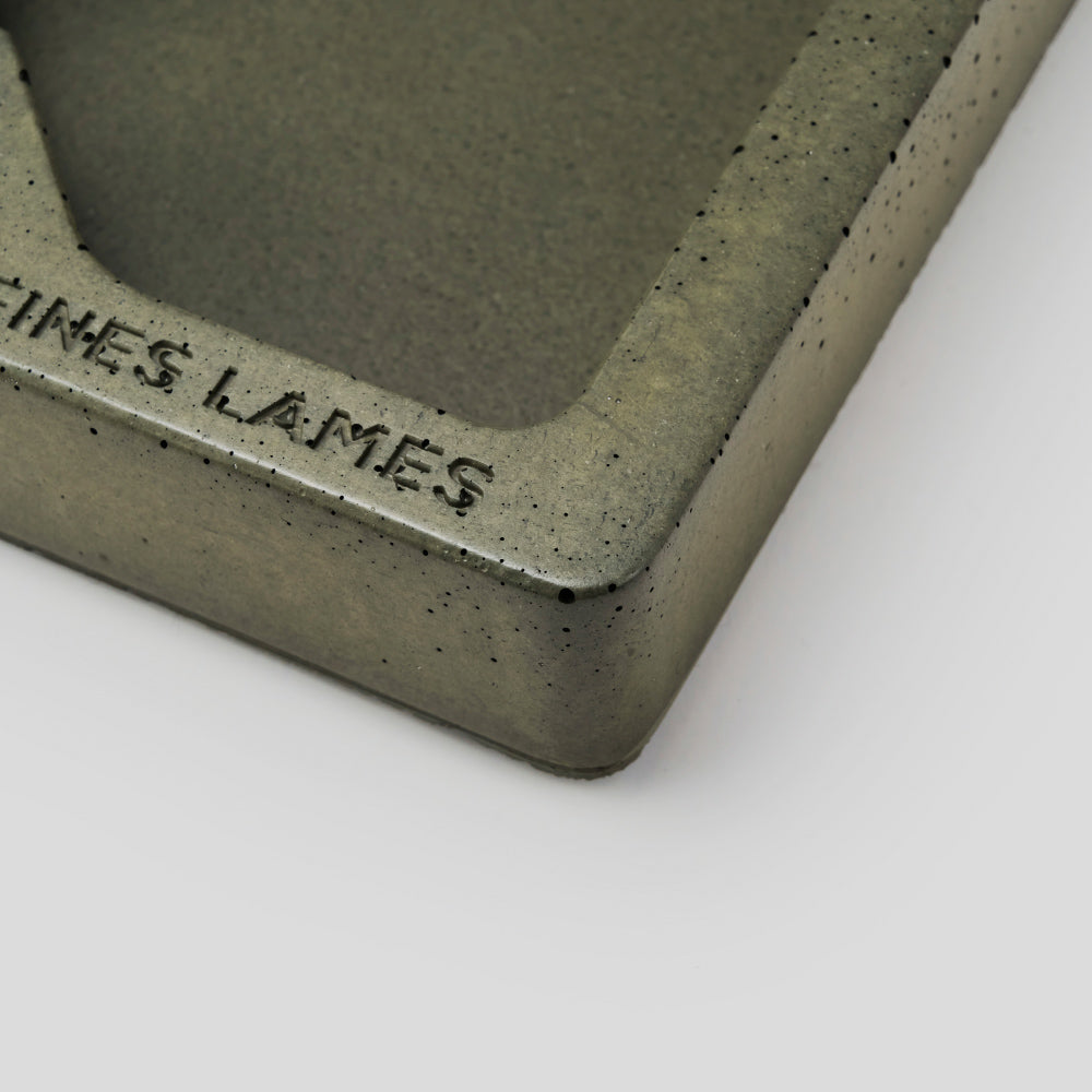 Concrete Ashtray - MONAD OLIVE GREEN | Les Fines Lames Accessory | Cigar Ashtray | Migratory HK | 雪茄香港 | Cigar HK