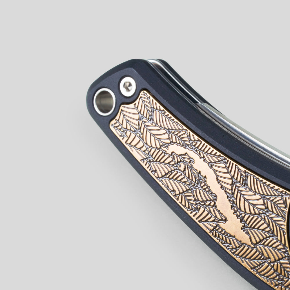 Cutter LE PETIT - Brass Leaves II | Les Fines Lames Accessory | Cigar Cutter | Migratory HK | 雪茄香港 | Cigar HK