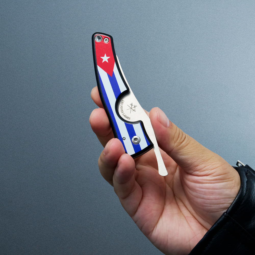 Cutter LE PETIT - Flag Cuba Dark | Les Fines Lames Accessory | Cigar Cutter | Migratory HK | 雪茄香港 | Cigar HK