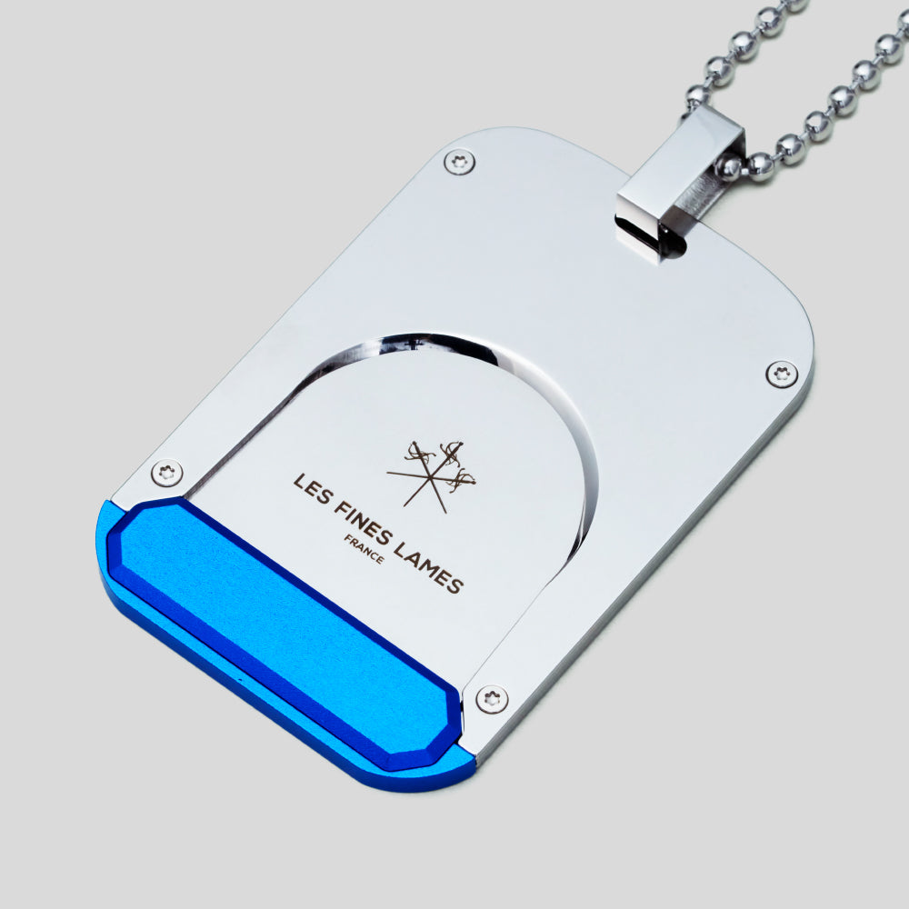 TAG T135 - Blue Single-Blade Cigar Cutter | Les Fines Lames Accessory | Cigar Cutter | Migratory HK | 雪茄香港 | Cigar HK