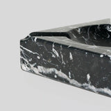 黑色玛奎纳大理石雪茄烟灰缸