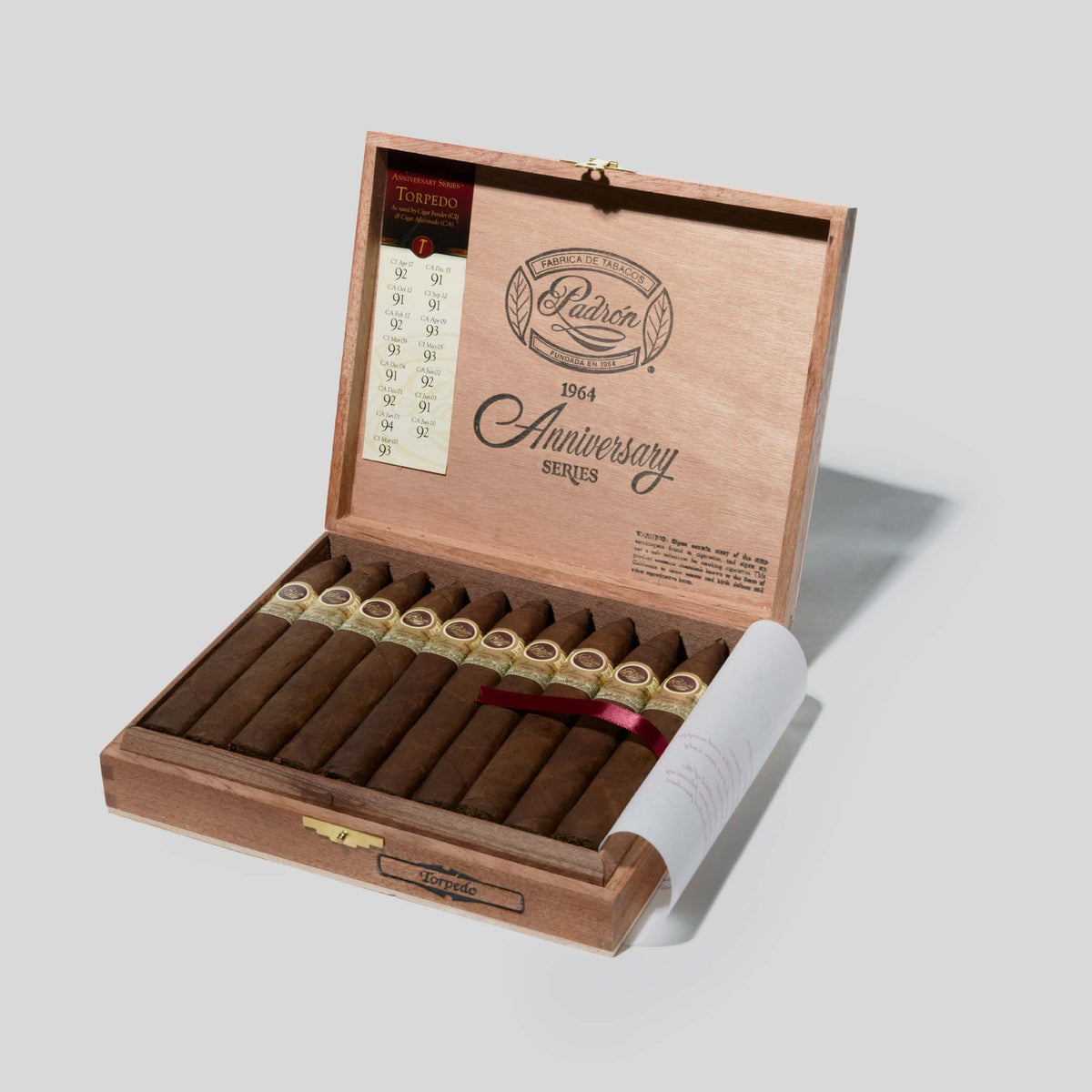 1964 Anniversary Torpedo Natural | Box 20 | Padron cigar - HK Migratory cigars | 雪茄香港 | cigar hk