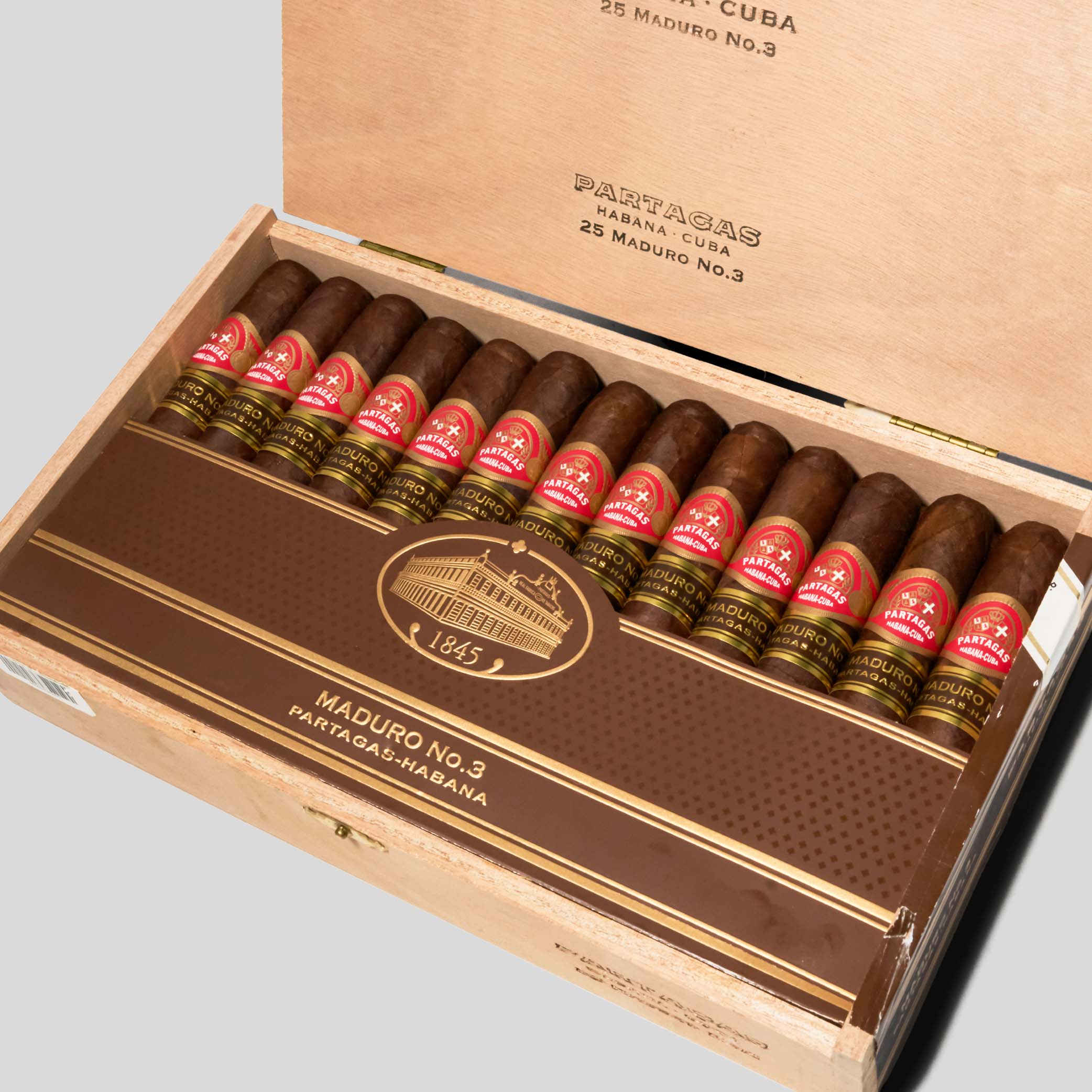 Maduro No 3 | Box 25 | Partagas cigar - HK Migratory cigars