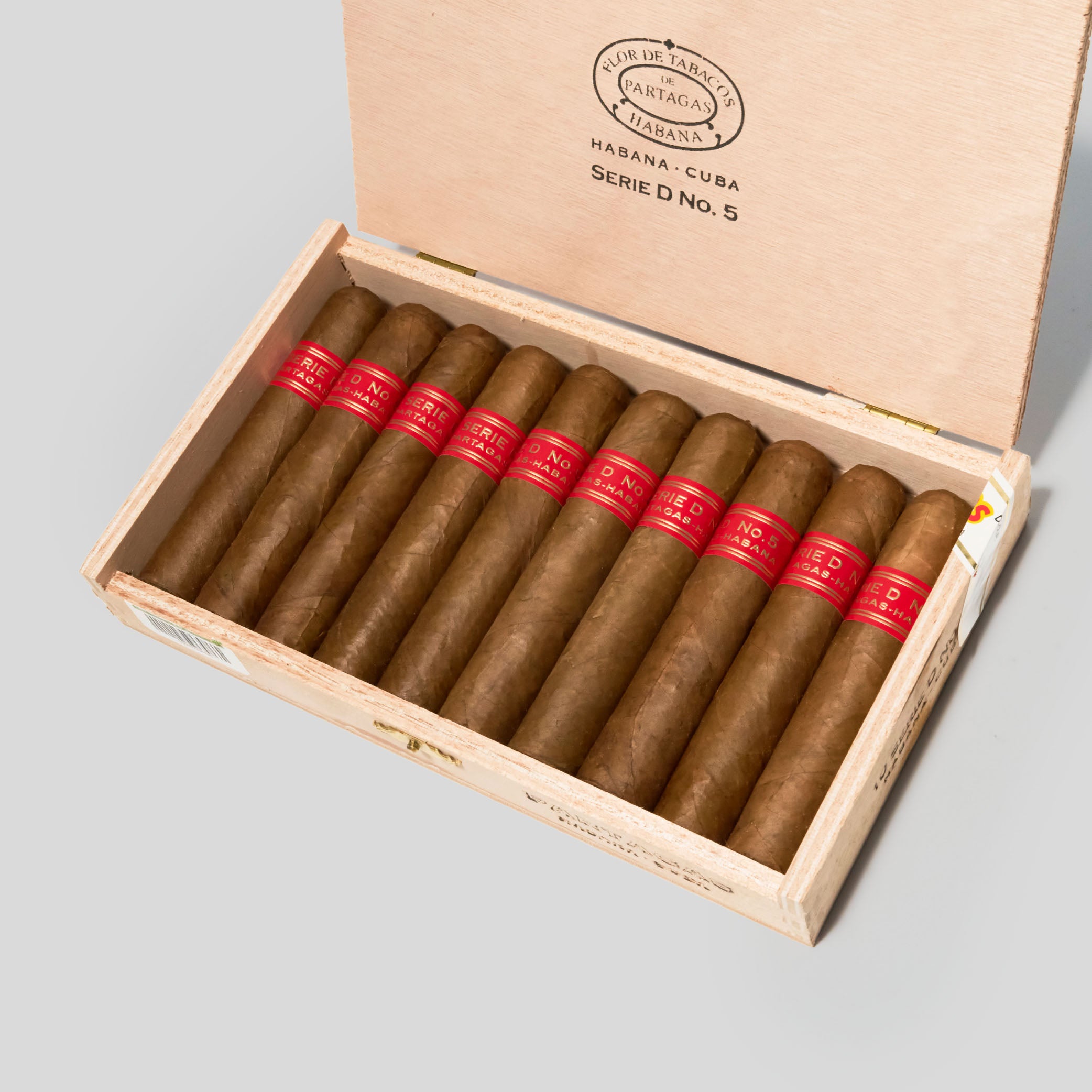 Serie D No.5 | Box 10 | Partagas cigar - HK Migratory cigars