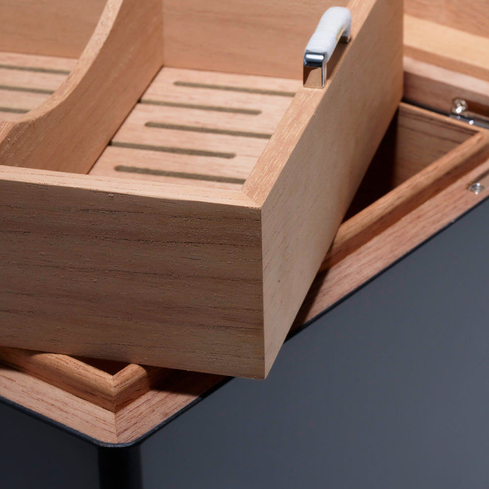 Cube Humidor Black | S.T. Dupont Accessory | Humidor | Migratory HK | 雪茄香港 | Cigar HK