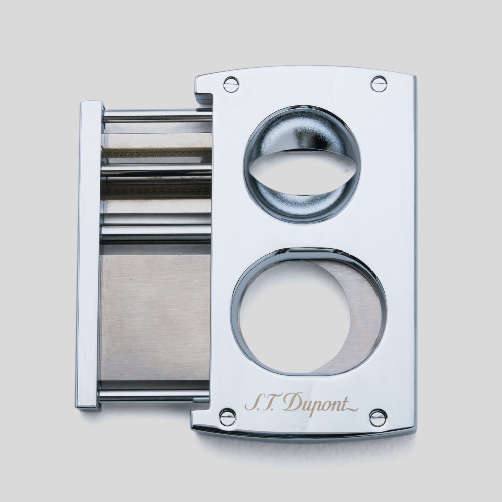 Double Blade Cigar Cutter Chrome | S.T. Dupont Accessory | Cigar Cutter | Migratory HK | 雪茄香港 | Cigar HK