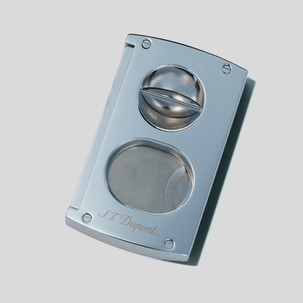 Double Blade Cigar Cutter Chrome | S.T. Dupont Accessory | Cigar Cutter | Migratory HK | 雪茄香港 | Cigar HK