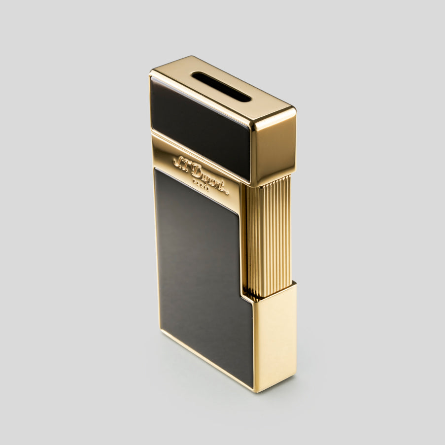 Li Biggy Diamond Black Lacquer / Golden Cigar Lighter | S.T. Dupont Accessory | Cigar Lighter | Migratory HK | 雪茄香港 | Cigar HK