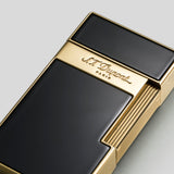 Li Biggy Diamond Black Lacquer / Golden Cigar Lighter | S.T. Dupont Accessory | Cigar Lighter | Migratory HK | 雪茄香港 | Cigar HK
